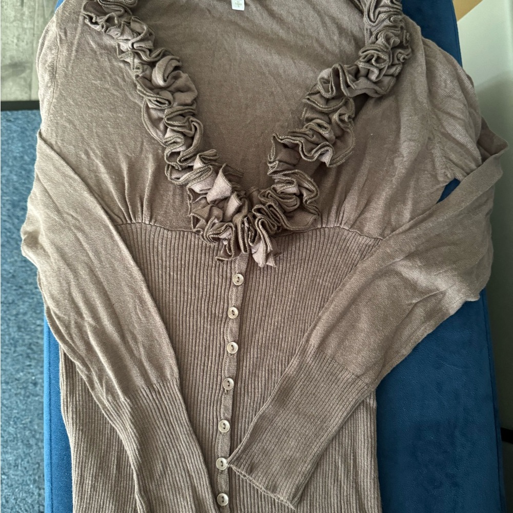 Mystree Chocolate Knit Top NEW